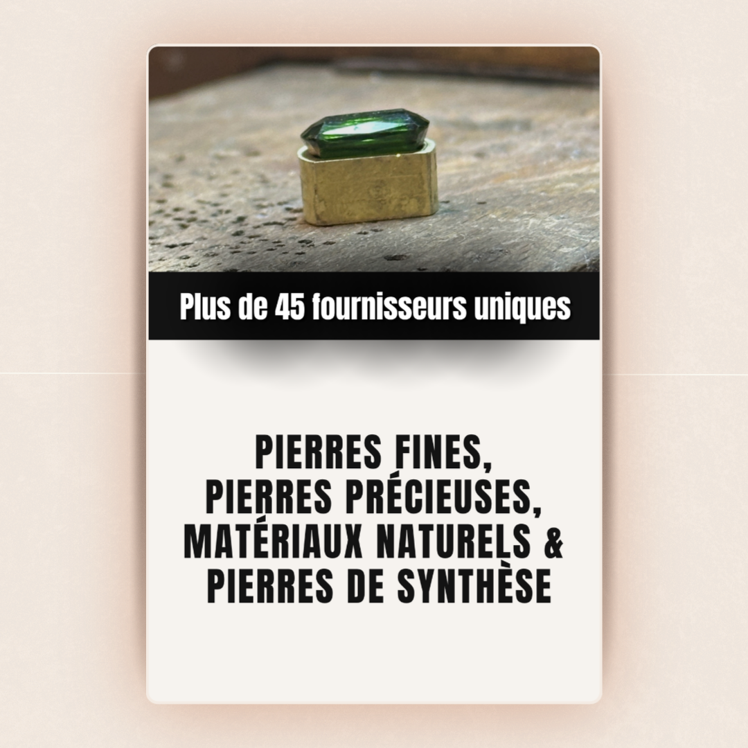 📚 Ebook - Fournisseurs - Pierres fines, précieuses, naturels & de synthèse