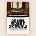 📚 Ebook – L'inventaire complet de l'outillage pour créer son atelier