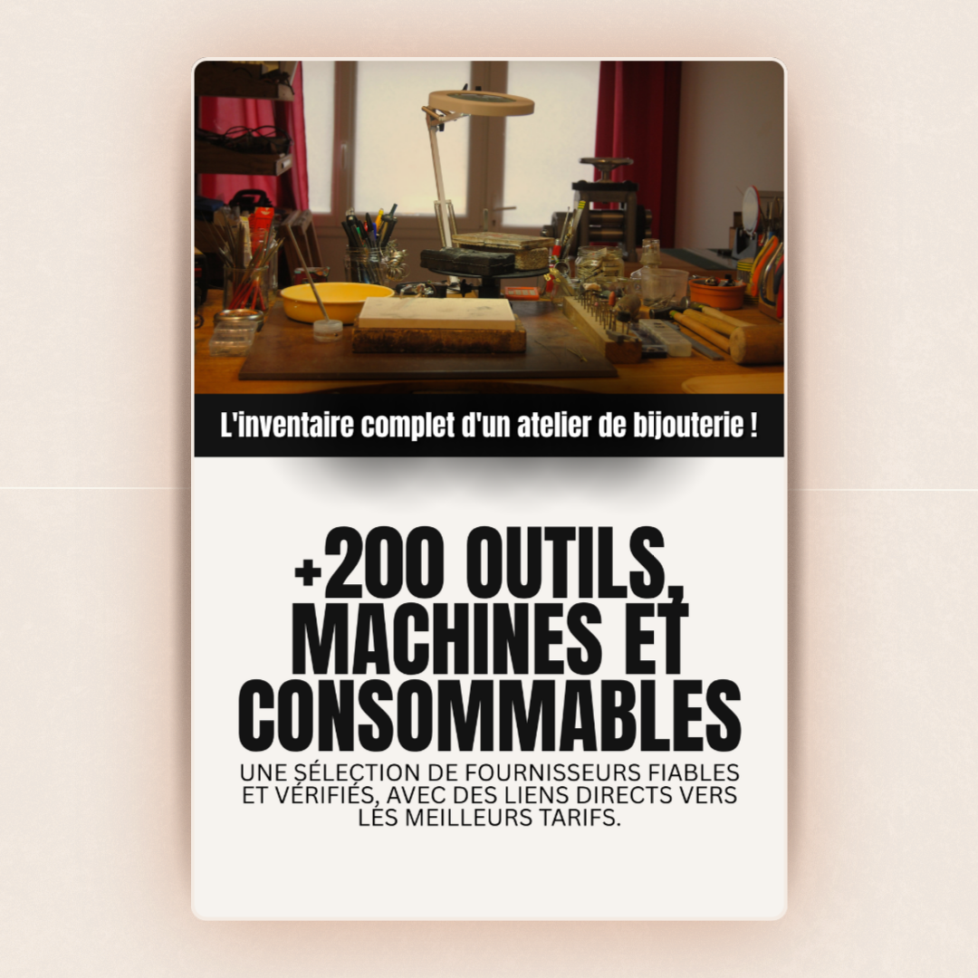 📚 Ebook – L'inventaire complet de l'outillage pour créer son atelier