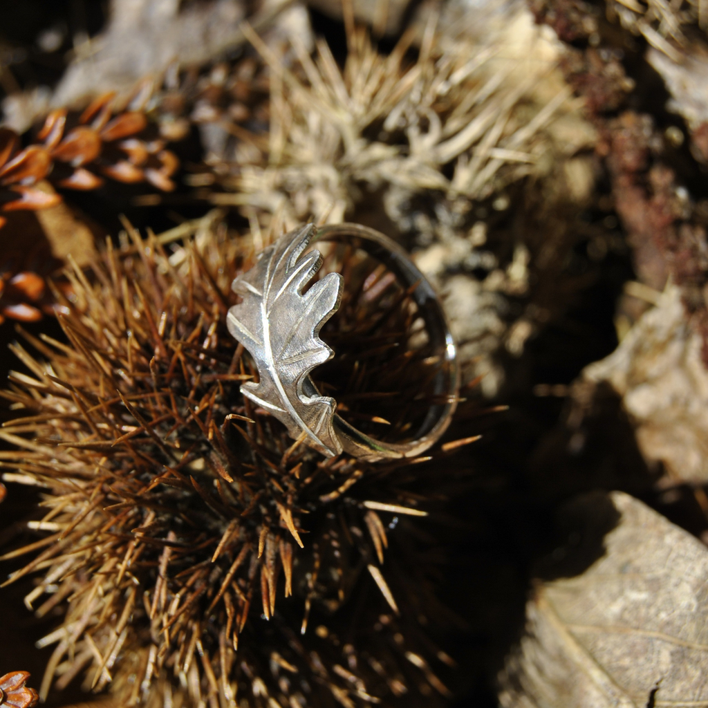Bague - Feuille de chêne