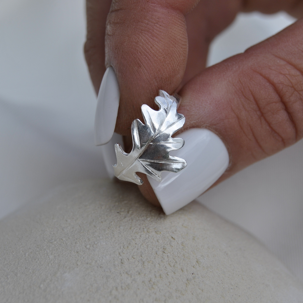 Bague - Feuille de chêne