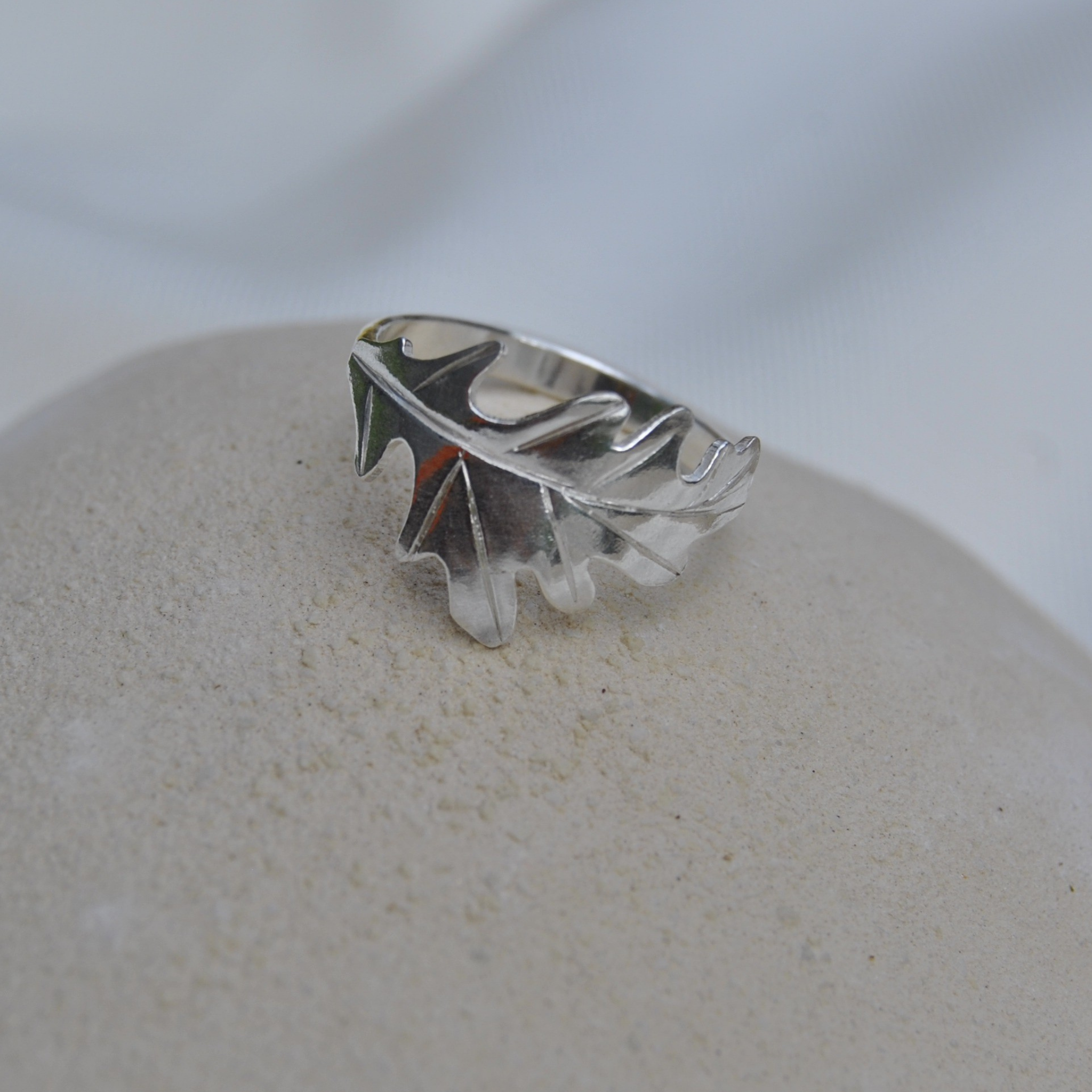 Bague - Feuille de chêne