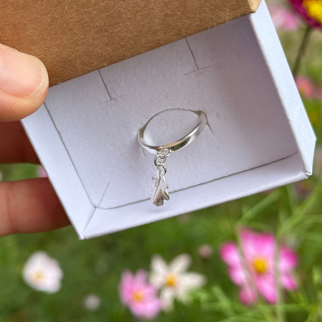 Bague Pampille - Feuille de chêne