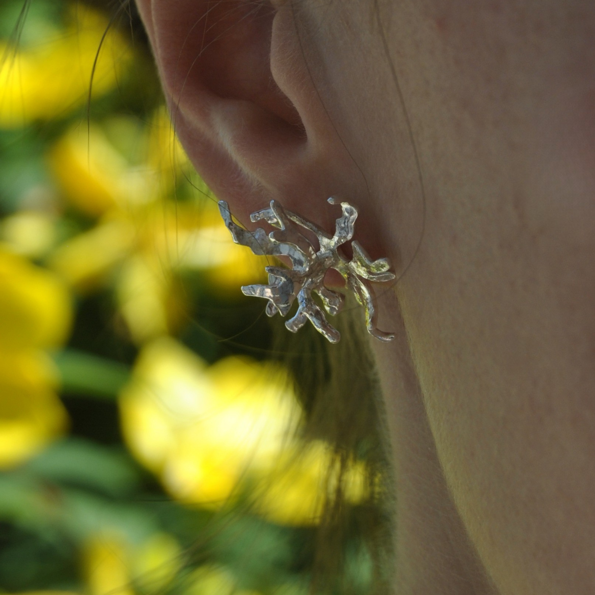 Boucles d'oreilles - Corail