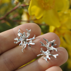 Boucles d'oreilles - Corail