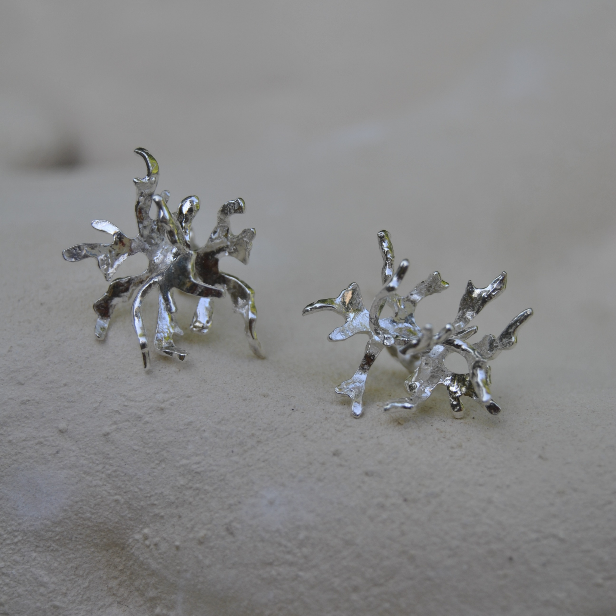 Boucles d'oreilles - Corail