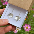 Boucles d’oreilles - Feuille d’érable