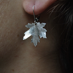 Boucles d’oreilles - Feuille d’érable