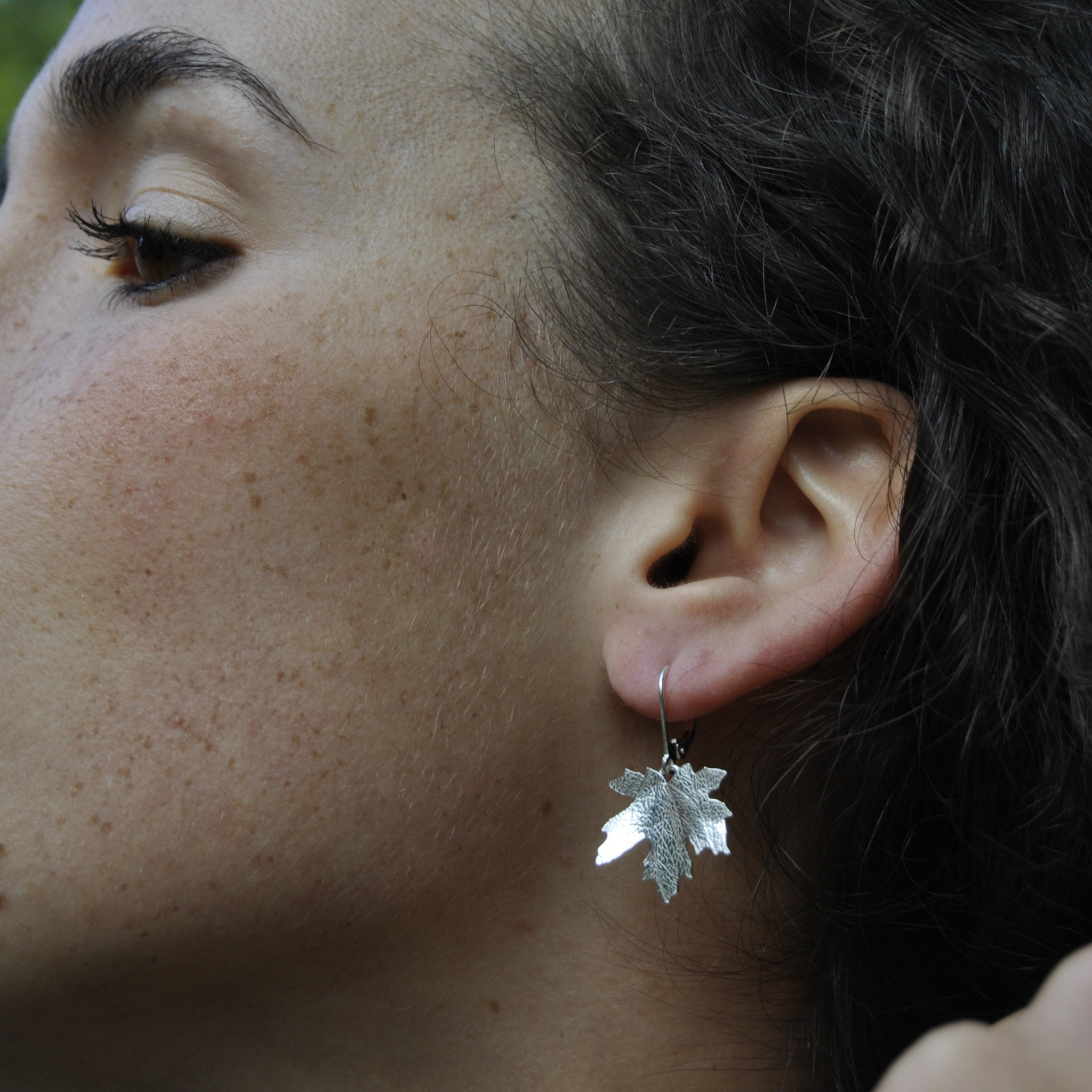 Boucles d’oreilles - Feuille d’érable