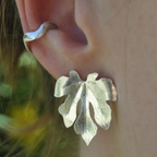 Boucles d’oreilles - Feuille de figuier