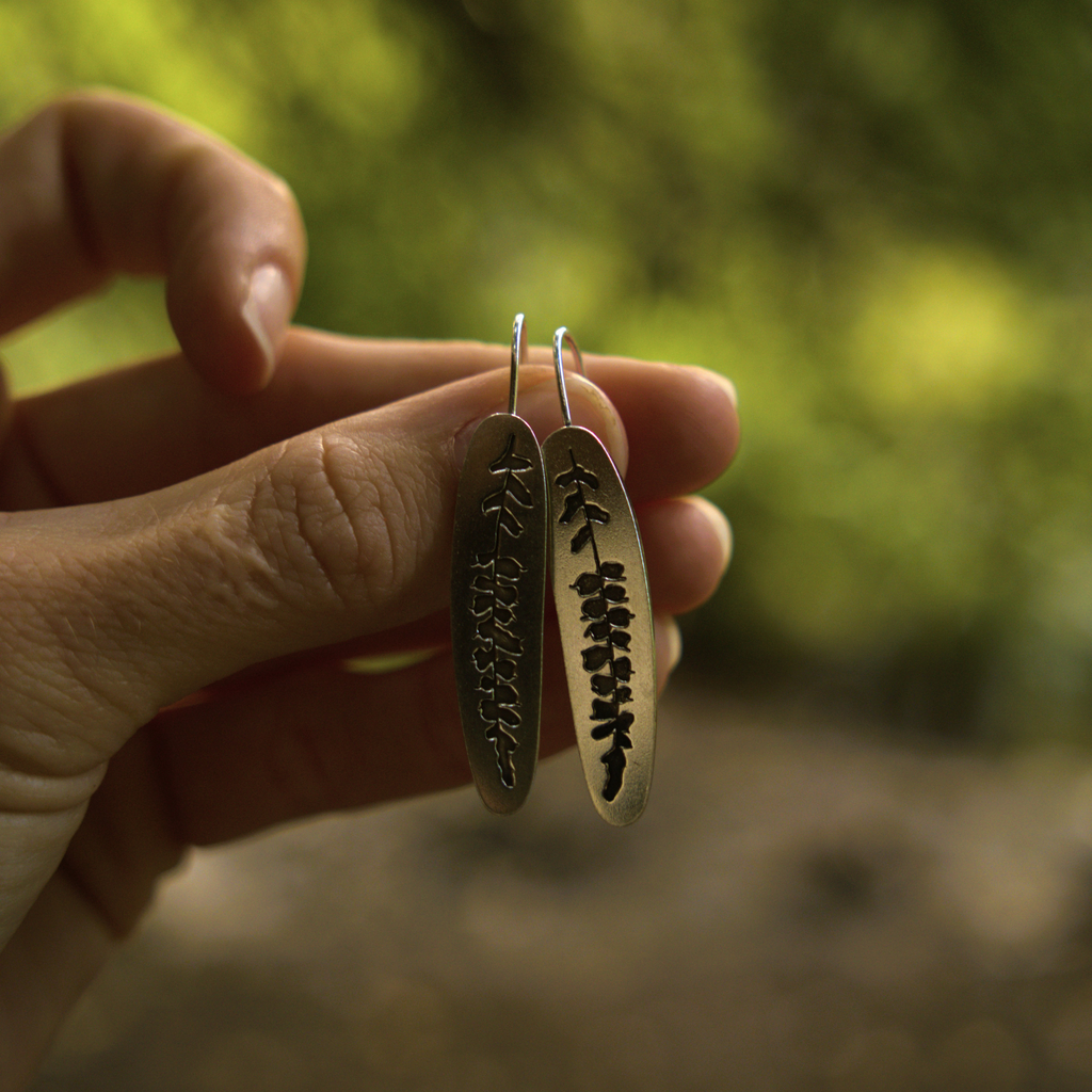 Boucles d’oreilles - Empreinte Végétale