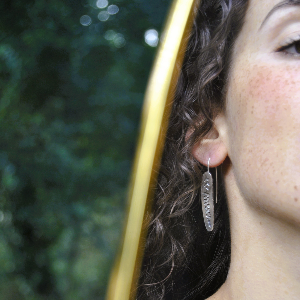Boucles d’oreilles - Empreinte Végétale