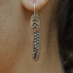 Boucles d’oreilles - Empreinte Végétale