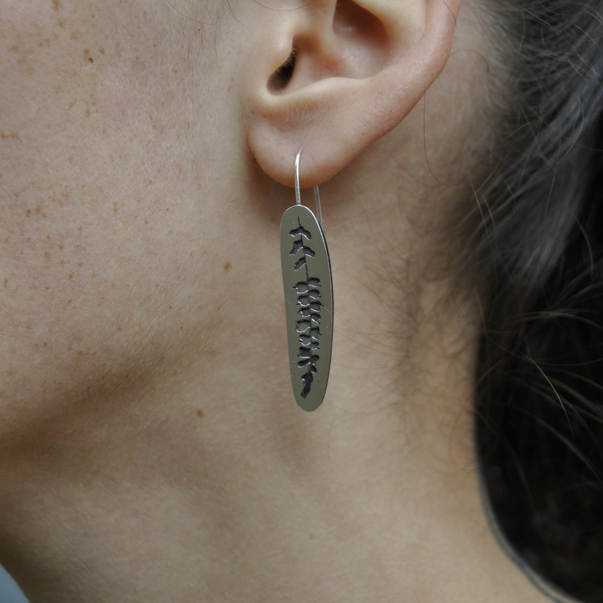 Boucles d’oreilles - Empreinte Végétale