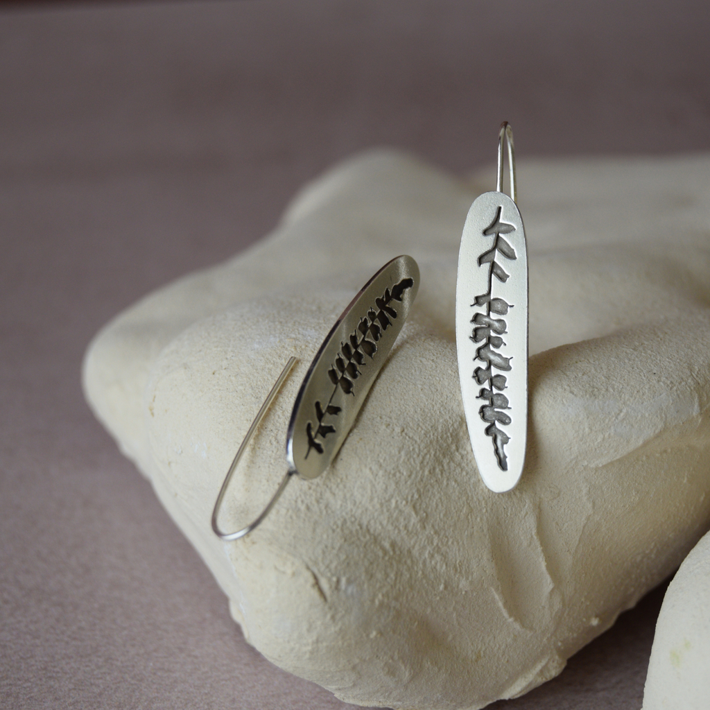 Boucles d’oreilles - Empreinte Végétale