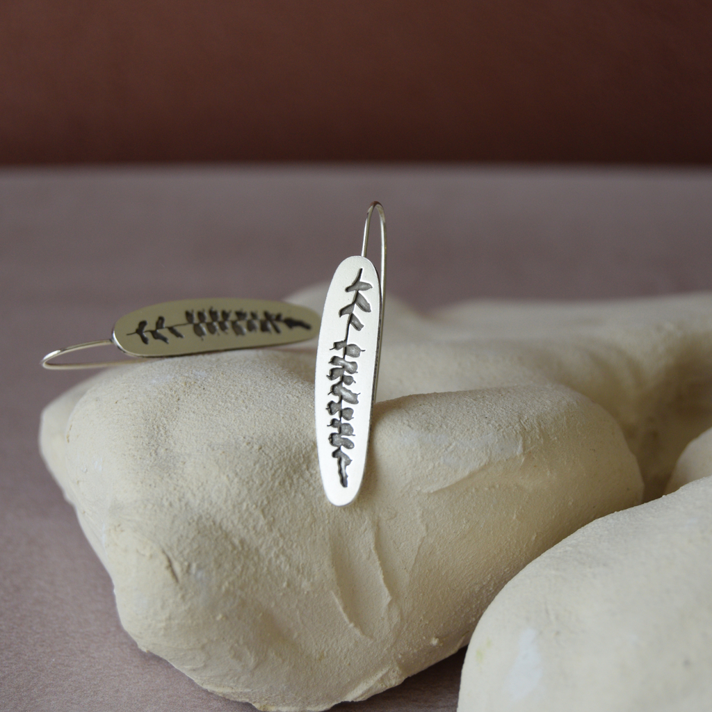 Boucles d’oreilles - Empreinte Végétale