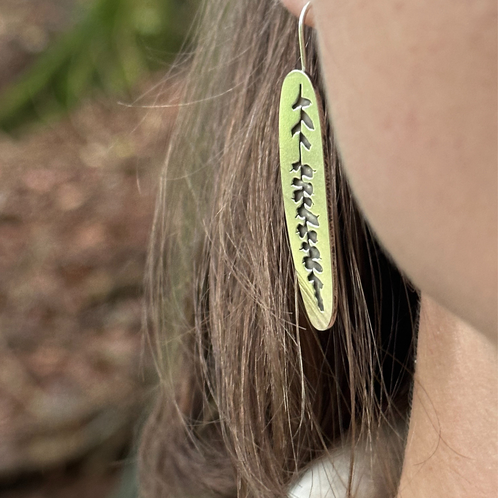 Boucles d’oreilles - Empreinte Végétale