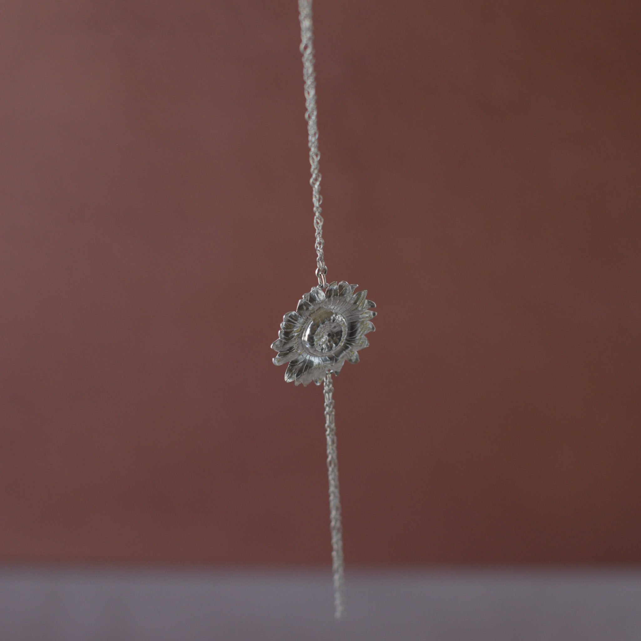 Collier Sautoir Tournesol