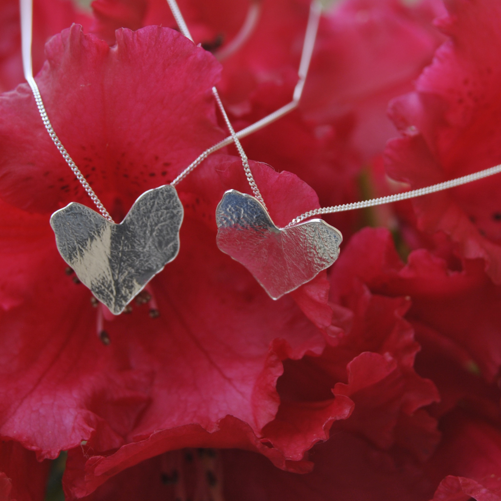 Collier cœur végétal