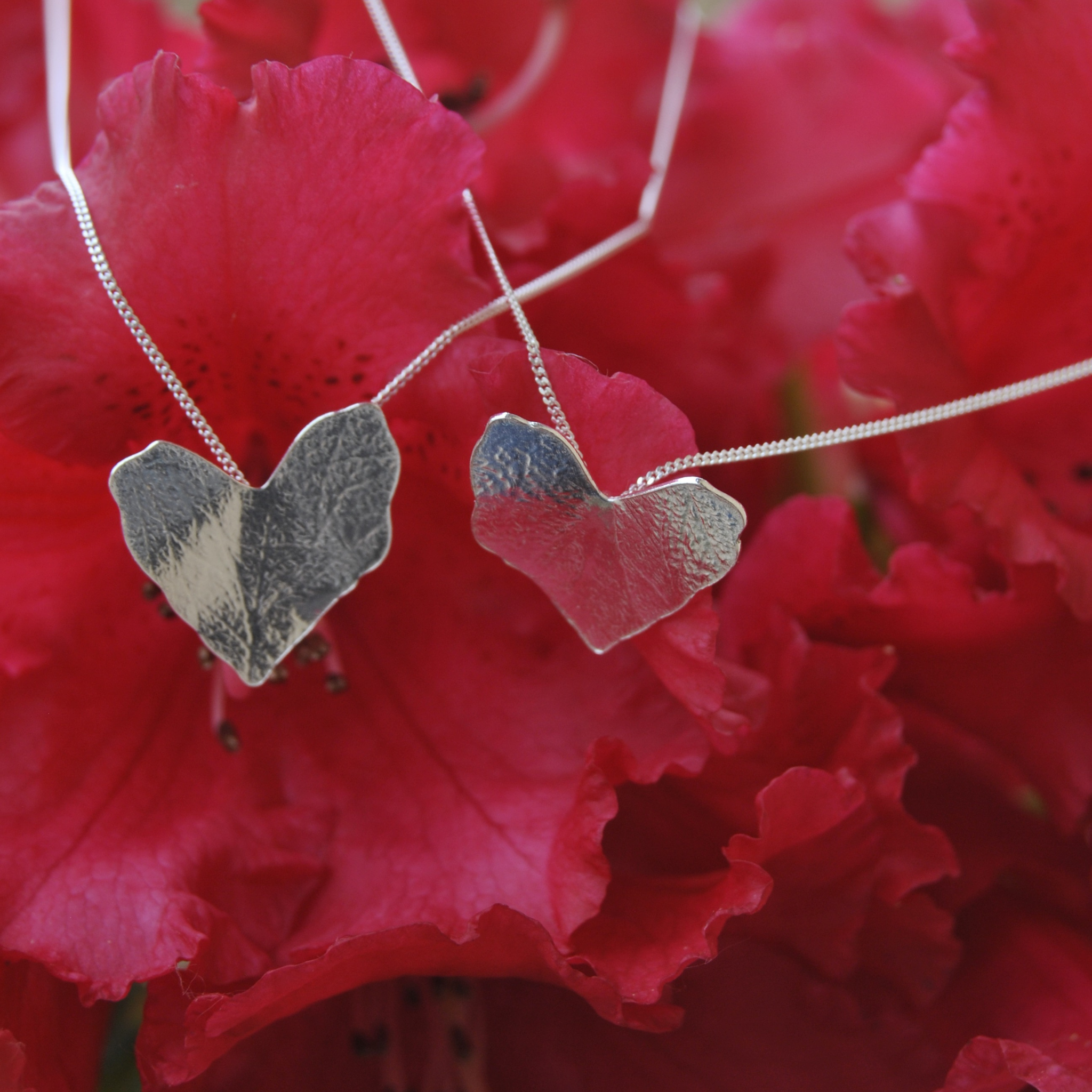 Collier cœur végétal