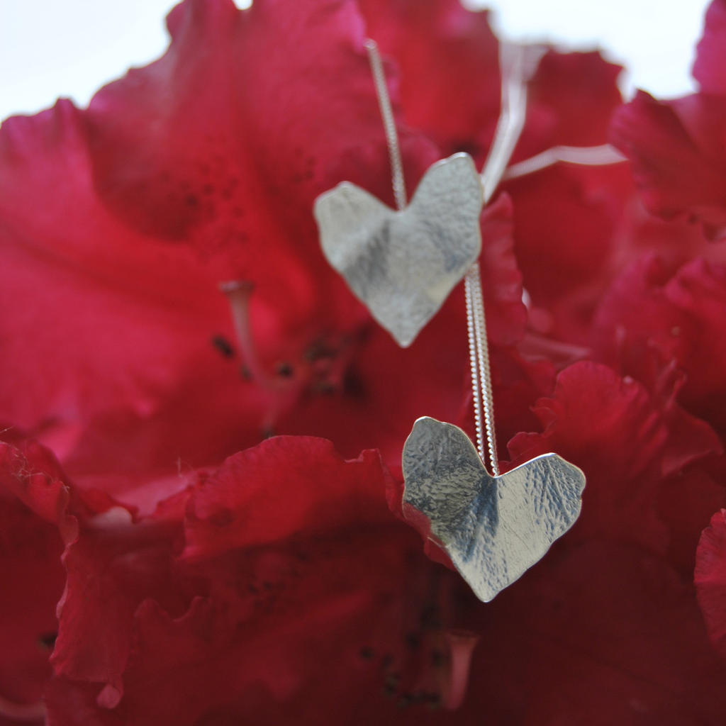 Collier cœur végétal