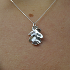 Collier - Petite feuille de chêne