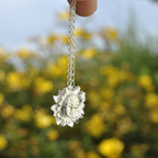 Collier Sautoir Visage d’Or