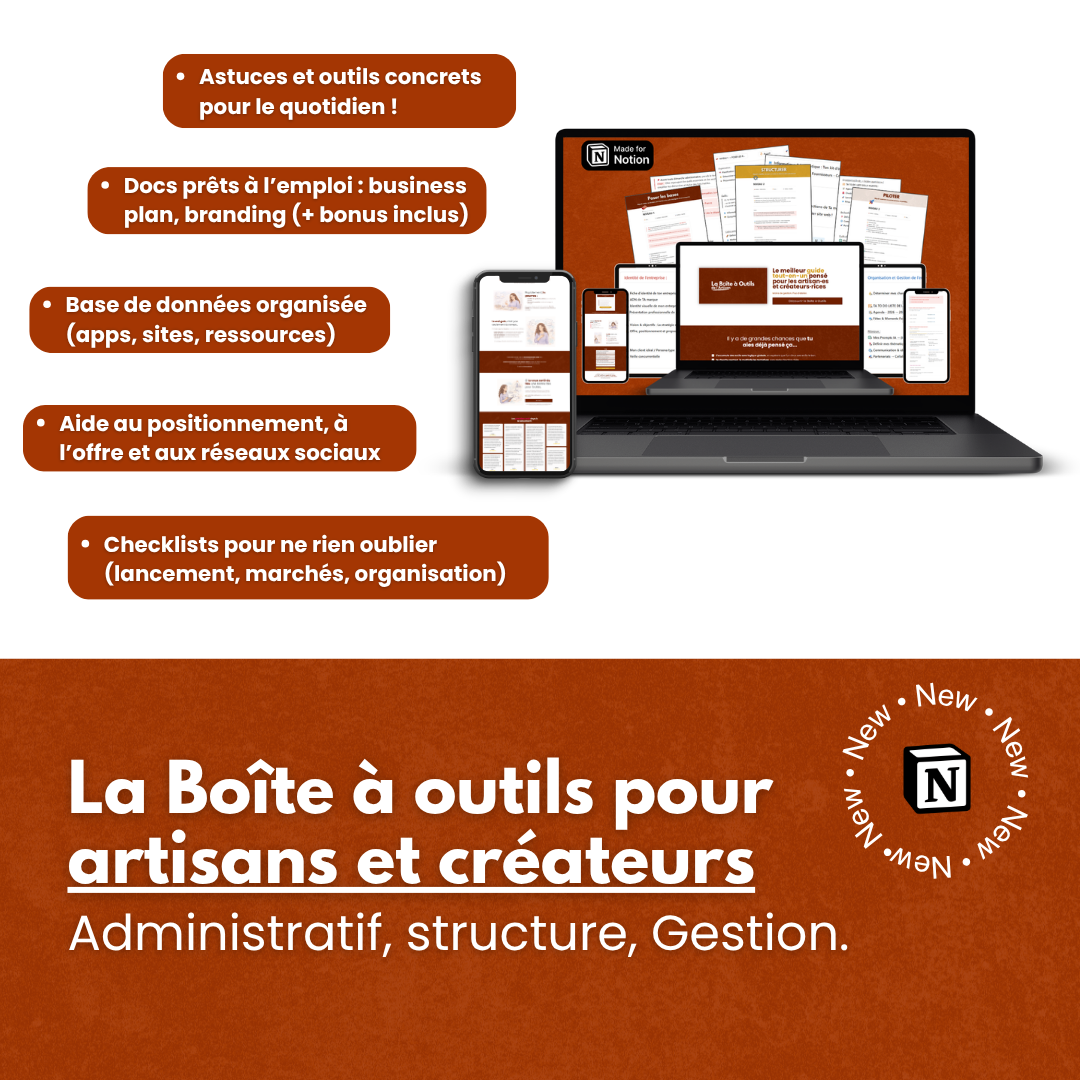 La boîte à outils de l'artisan